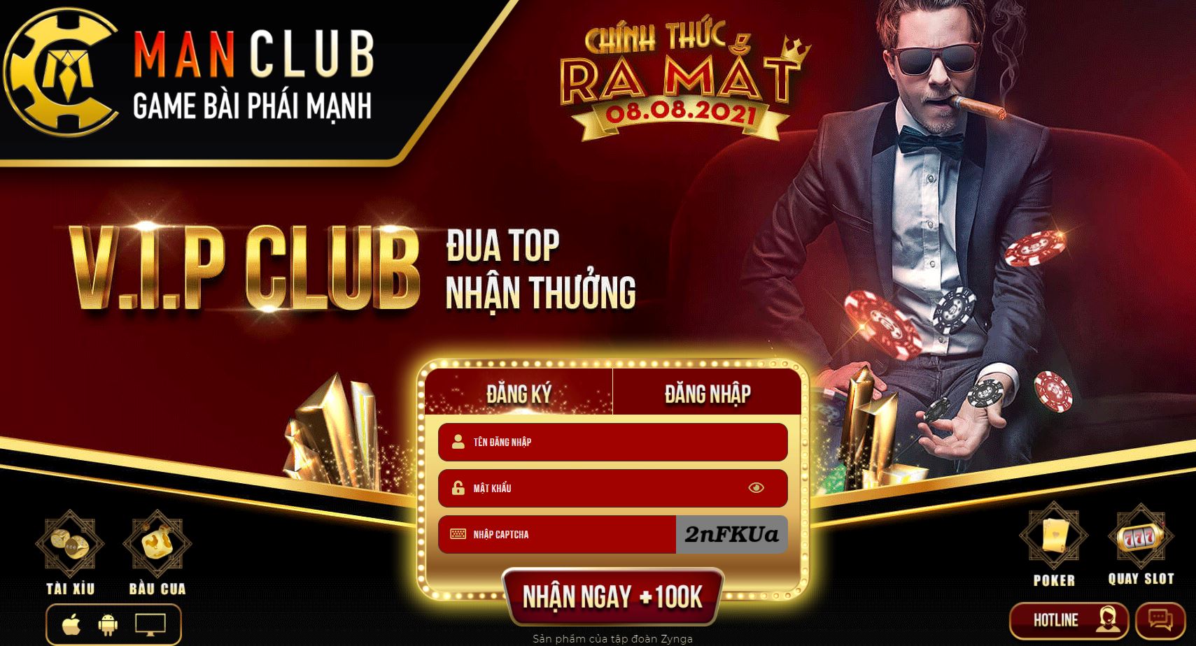 Manclub – Game bài Man Club: Khoái cảm của cờ bạc đổi thưởng
